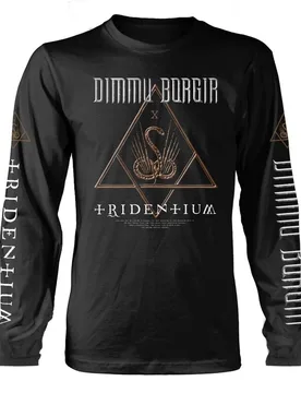 Langarmshirt - Tridentium - S bis XXL - für Männer - Größe XXL - schwarz - Lizenziertes Merchandise! - Männer - male - Dimmu Borgir - FashionsVida