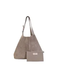 Bolso de cuero - Shopper C-EASY beige
