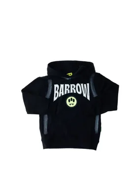 BARROW Felpa con cappuccio NERO 10 - barrow - FashionsVida