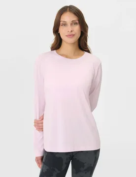 Essential Cotton Rich Top Light Pink female - Sweaty betty - FashionsVida
