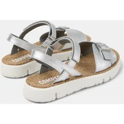 Sandalias planas de mujer Oruga de piel