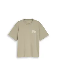 Relaxed overdye print t-shirt male