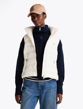 Chaleco acolchado con capucha y cremallera - Tommy Hilfiger - FashionsVida