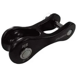 H8 Aluminum Halyard Shackle Black One Size unisex