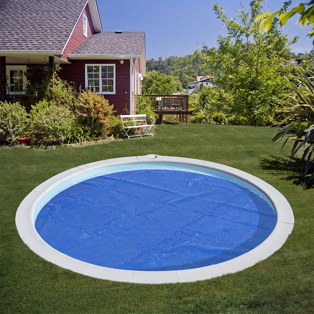 Summer Cover For Round Pool Blue Ø 237 cm unisex - Gre Accessories - FashionsVida