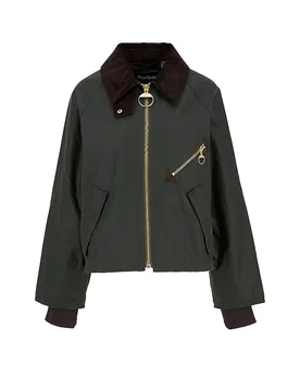 Barbour Parka ARLENE WAX olive 36 - Barbour - FashionsVida