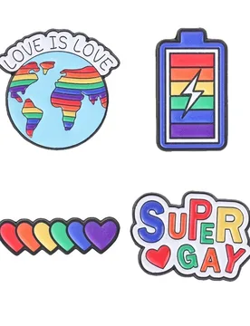 LGBT Rainbow Pride Enamel Pin Love Is Love Rainbow Earth Full Battery Super Gay Hearts Brooch B ag Badge Jewelry Gift for Friend - Aliexpress - FashionsVida