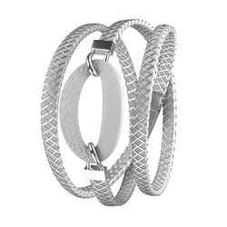 Bracelet Bm1b21 White / Silver One Size