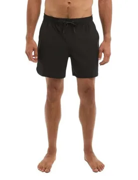 Downswell 16´´ Solid Swimming Shorts Black M Men - PELAGIC - FashionsVida