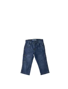 IDO Jeans wide leg BLU SCURO 4A - iDO - FashionsVida
