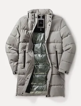 Thermo Steppmantel, normale Größen#untersetzte Größen, Farbe Beige, 24, winddicht & wasserabweisend extra warm: Sorona-Füllung Herren - Walbusch - FashionsVida