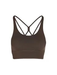 Sujetador deportivo para mujer New Studio Medium Support marrón S