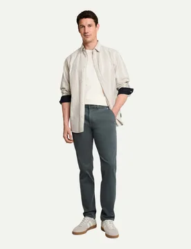 Slim-Fit Chino TTSIMON Weiß 33/34 - Tom Tailor Casual - FashionsVida