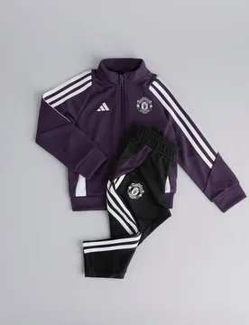 Manchester United Tiro Track Suit Kids 3-4Y - Adidas - FashionsVida