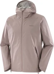 Veste imperméable et coupe-vent de randonnée - Outscape 2L Jacket Sol M Iron - Taille S - Beige