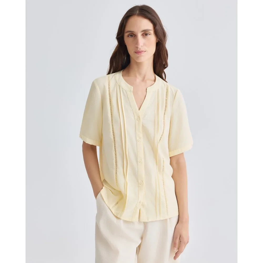 Blusa de mujer lisa manga corta - Zermatt - FashionsVida