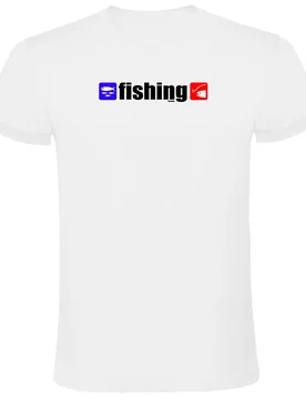 Fishing Short Sleeve T-shirt White 3XL Men - Kruskis - FashionsVida