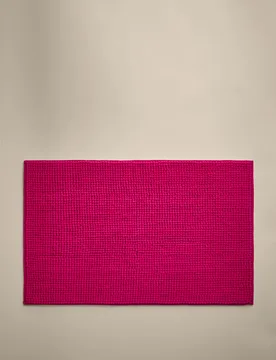 M&S Bobble Bath Mat Raspberry - M&S - FashionsVida