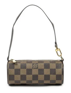 Pre-Owned Womens Papillon Pouch - Brown - One Size - Louis Vuitton - FashionsVida
