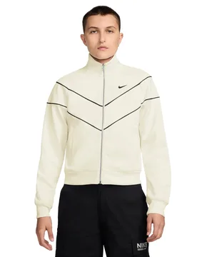 Jacke mit Reißverschluss, Damen Sportswear - Beige - female - Size: S - Nike - FashionsVida