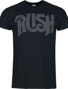 T-Shirt - Logo 3D Druck - S bis 3XL - für Männer - Größe XL - schwarz - Lizenziertes Merchandise! - Männer - male - Rush - FashionsVida