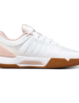 Intrigue Tour All Court Shoes White / Cameo Rose / Gum1A UK 6 - Wilson - FashionsVida