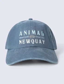 Newquay Baseball Cap - Dark Blue - Dark Blue - Size: ONE - Animal - FashionsVida