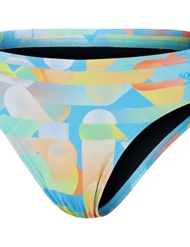 Cm Digital Allover Swimming Brief Picton Blue / Punch Blue 13-14 Years Boys - Speedo - FashionsVida