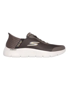 Sneakers Vegane Marroni Slip Ins GO WALK Flex - Hands Up 42 - Skechers - FashionsVida