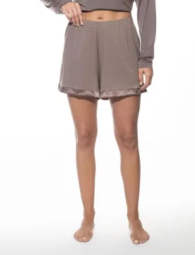 Pantalón corto pijama de mujer - mey - FashionsVida