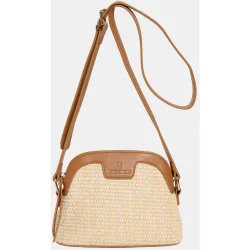 Cross body rafia combinado pu