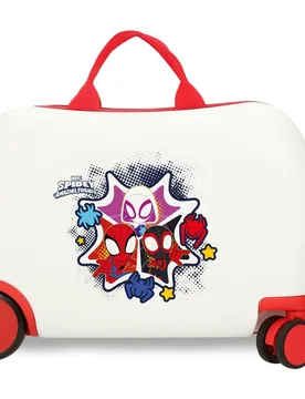 Maleta infantil 2 ruedas multidireccionales Spidey Together con capacidad de 28L - Personajes - FashionsVida