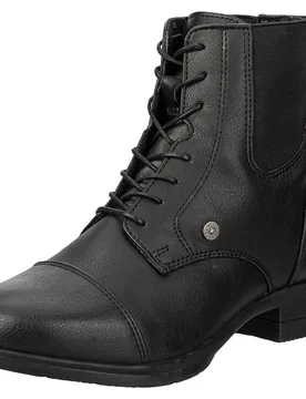 Stiefeletten NOVA BackZip Lace Vegan, black 30 - Suedwind - FashionsVida
