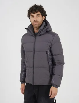 Padded Hooded Mens Zip-Up Jacket - - Size: XL - Brave soul - FashionsVida