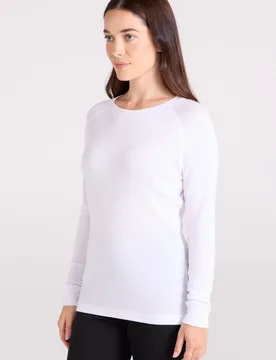 Thermal Womens Base Layer Top - White - White - Size: 18 - Mountain Warehouse - FashionsVida