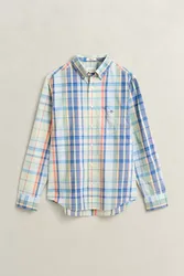 REG POPLIN MULTICHECK SHIRT male