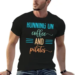 Running on coffee and pilates T-Shirt Work Duty Casual T-Shirt
