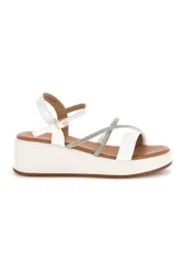 Sandali bianchi con platform Cafè cost 80882 38