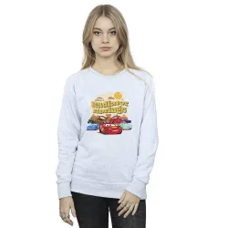 Women's Cars Radiator Springs Group Sweatshirt in Grey Size: Medium - Grey - Size: M