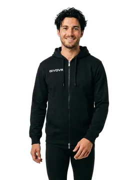 Sweat-shirt à Zip King Black L ,Femme - Givova - FashionsVida