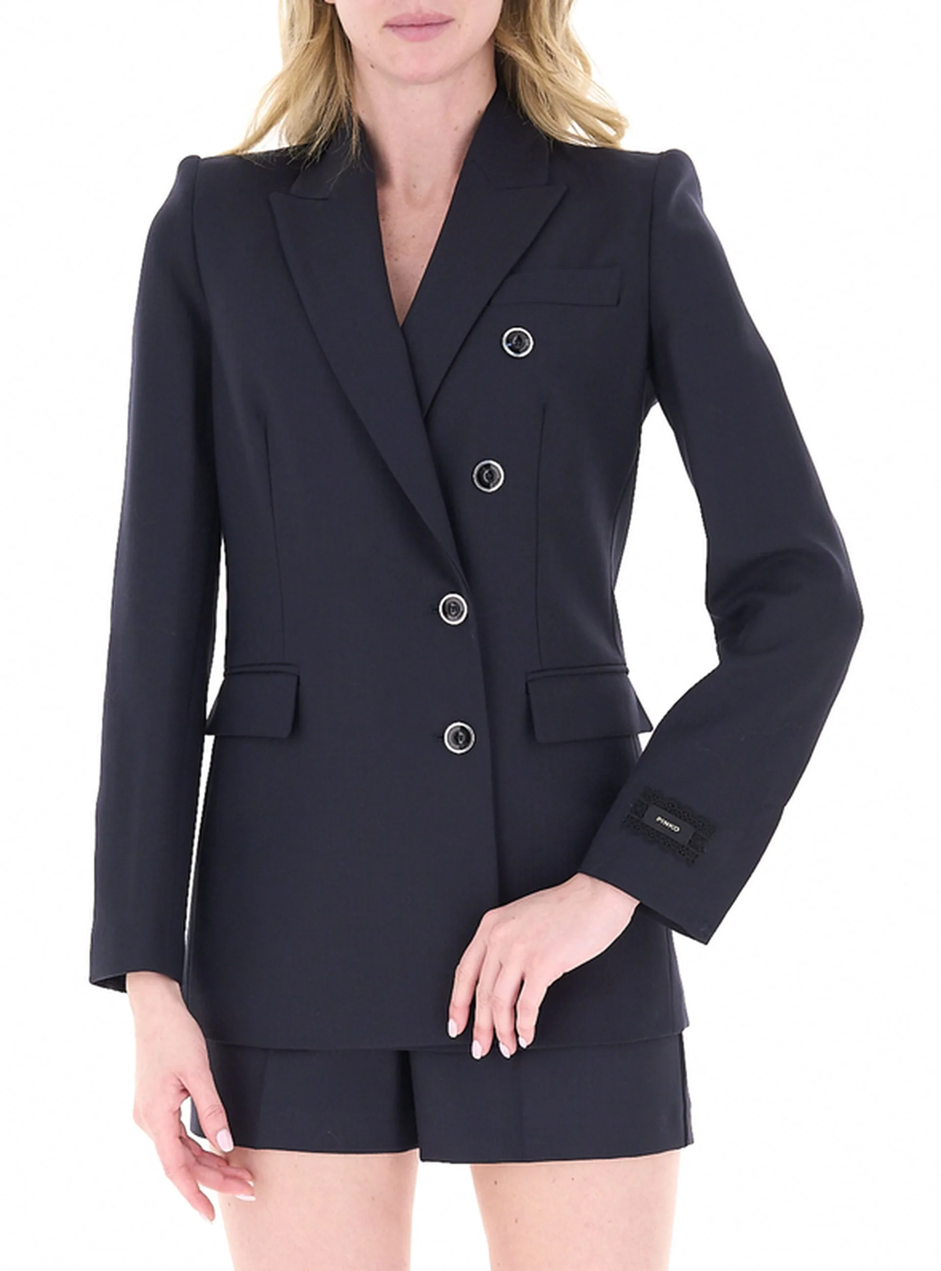 Blazer misto lana BLU NAVY 46 - PINKO - FashionsVida