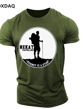 Hiking And Climbing Mountains Style Men's Sports T-Shirts Short Sleeve 3D Printing Outdoor Sporty Casual Tops 6XL Plus Size - Aliexpress - FashionsVida