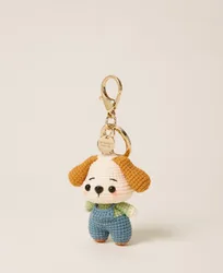 Porte-clés chien en crochet