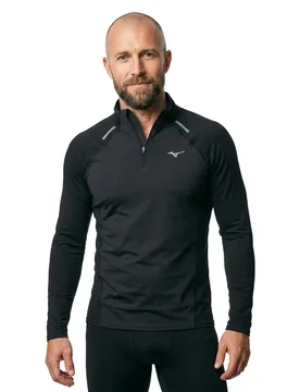 T-shirt à Manches Longues Active Daf Hybrid Black XL - Mizuno - FashionsVida