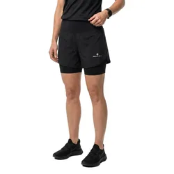 Tech 4.5´´ Twin Shorts All Black 44 Women