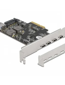 Carte D´extension Pci-e 90059 Green / Silver One Size unisex - Delock - FashionsVida