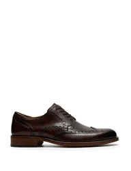 Clarks Leather Brogues Brown male
