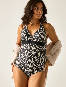 Women's Flavia II Tummy Control Swimming Costume Size: 8 - Multicolor - Size: 8 - Regatta - FashionsVida
