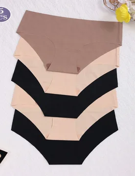 Piezas/paquete Ropa interior sin costuras para mujer, calzoncillos elásticos y cómodos XS - Shein - FashionsVida
