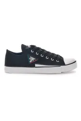 Sneakers Nere e Bianche In Tela 39 44